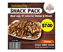 Order Snack Pack From Metro Kebab