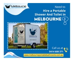 Need to hire a portable shower and toilet in Melbourne?