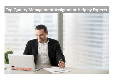 Top Quality Management Assignment Help by Experts