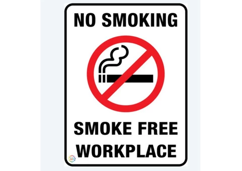 No smoking signs