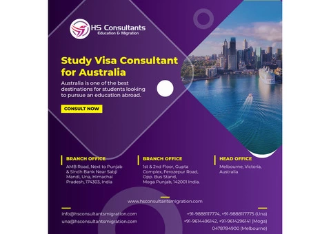 Study Visa Consultant for Australia