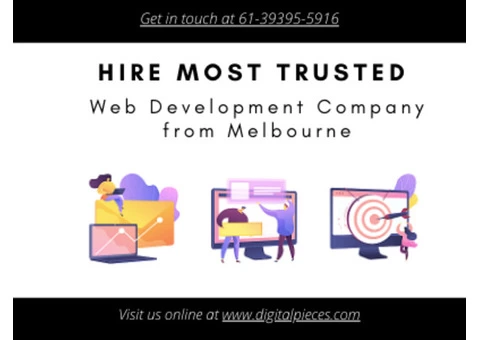 Hire Most Trusted Web Development Company from Melbourne - Digital Pieces