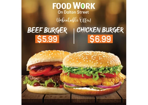 Best BURGER Deals - Foodworks Orange