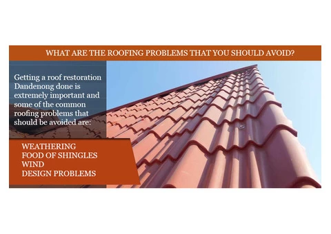 This is why you should get the roof restoration dandenong from us