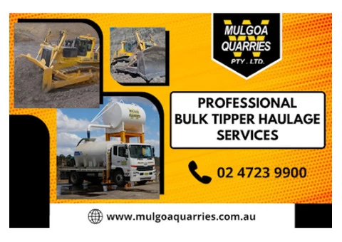 Professional Bulk Tippers in Sydney