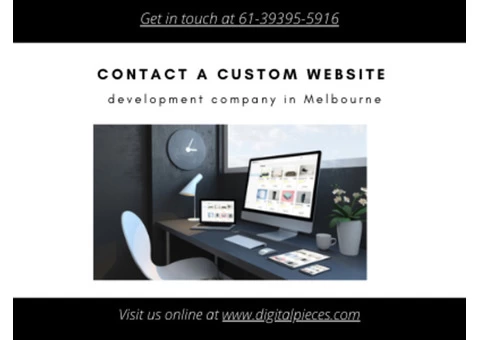 Contact a custom Website development company in Melbourne – Digital Pieces