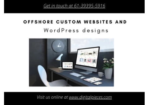 Hire web design agency in Melbourne - Offshore custom websites and WordPress designs