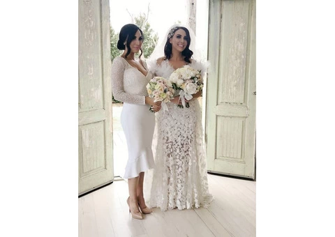 Buy Custom Made Plus Size Mother of the Bride Dresses at d'Italia - 3/4