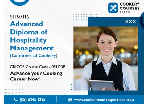 Already in hospitality but want to progress? Join advanced diploma of hospitality