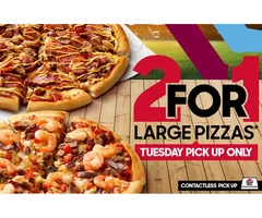 2 FOR 1 LARGE PIZZAS On Sale Pizza Hut Orange - Orange, NSW
