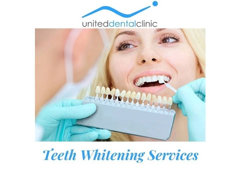 Teeth Whitening Services Offered by United Dental Clinic