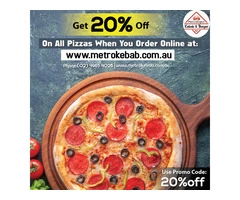 Best PIZZA Deal From Metro Kebab Specials