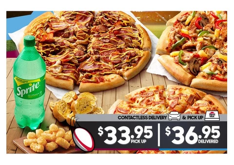 3 Large Pizzas On Sale Pizza Hut Orange - Orange, NSW