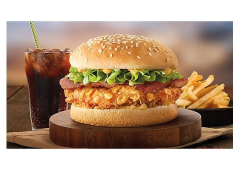 Delicious Burger !! Get 5% off @Cocos Chicken Thornlie, WA - 1/3