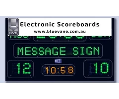 Buy Electronic Scoreboards from Blue Vane