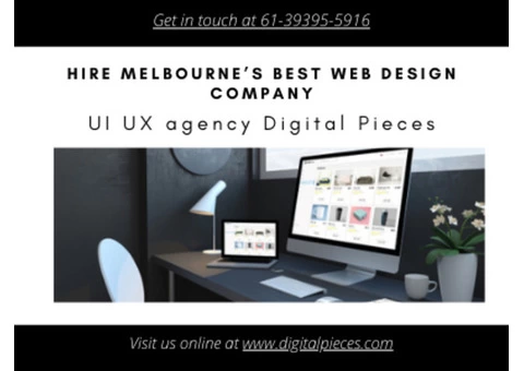 Hire Melbourne’s best web design company- UI UX agency Digital Pieces