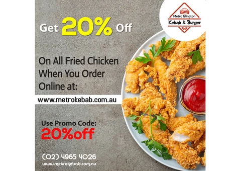 Yummy Fried Chicken From Metro Kebab