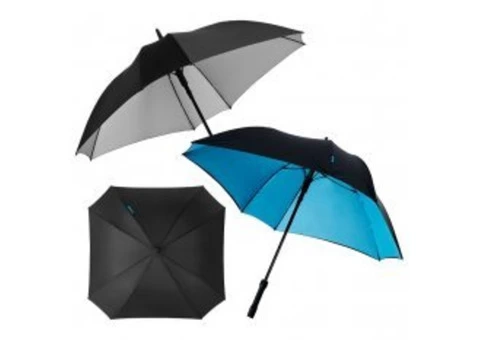 Shop Marksman 23 Inch Square Automatic Custom Printed Umbrella At Vivid Promotions