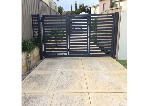 Slat Fencing Perth Aluminum Slat gates | Elite Gates