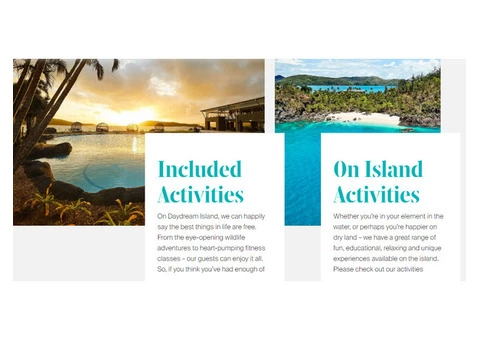 Activities In Daydream Island