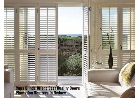 Supa Blinds Offers Best Quality Doors Plantation Shutters in Sydney