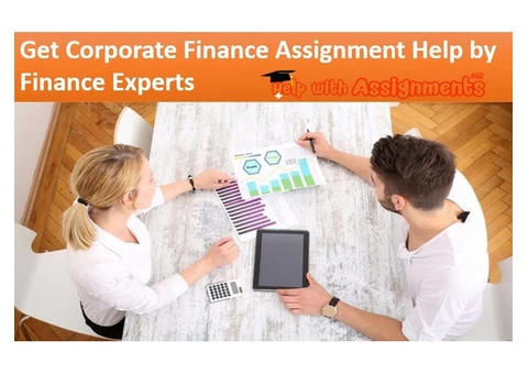 Get Corporate Finance Assignment Help by Finance Experts