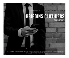 Best Custom Tailored Suit in Melbourne - Briggins