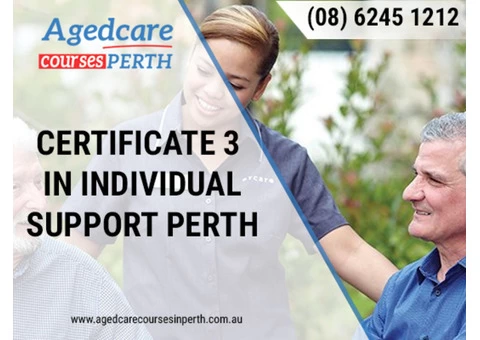 Individual care and disability courses in Perth