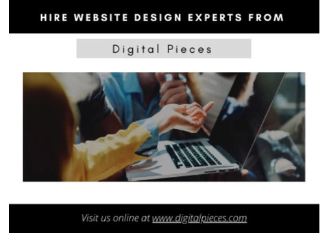 Hire website design experts from Digital Pieces – Custom web design services