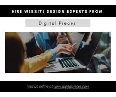 Hire website design experts from Digital Pieces – Custom web design services