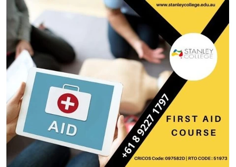 Work in a Health Community with our First Aid Course Perth.