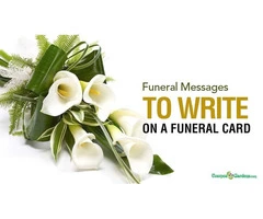 Messages For Funeral Flowers