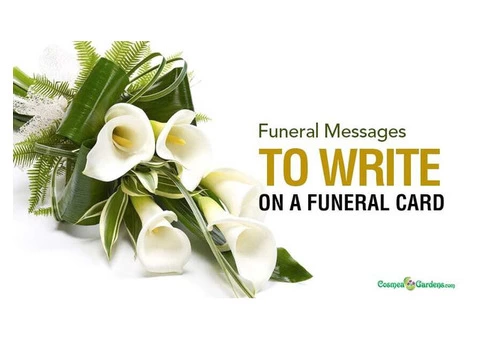 Words To Put On Funeral Flowers