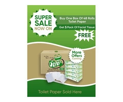 Toilet tissues for sale
