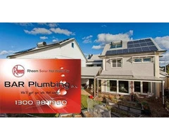Rooftop solar hot water system