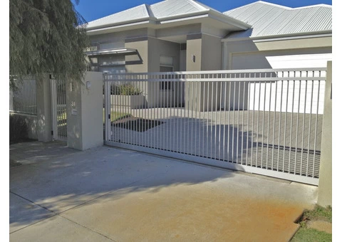 Modern Aluminium Slat Gates In Perth - Elite Gates