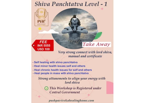 Shiva Panchtatva Basic Course - Pushpa Viveka Healing Home