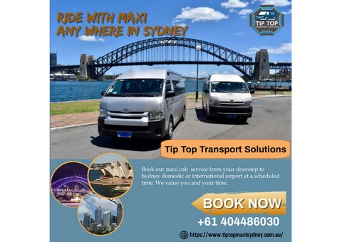 Sydney Cab Service | Maxi Cab Booking Sydney