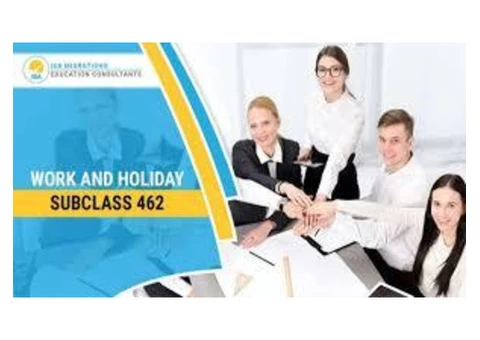 Working Holiday Visa 462 | Visa Subclass 462 Australia