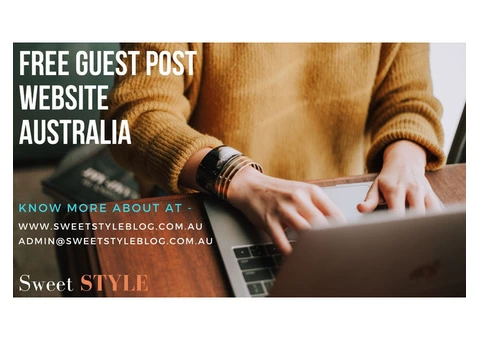Guest Post Website Australia - Sweet Style Blog - 2/4