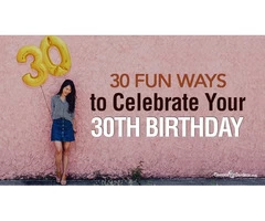 Fun 30th Bday Ideas