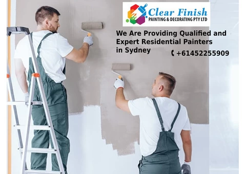 We Are Providing Qualified and Expert Residential Painters in Sydney