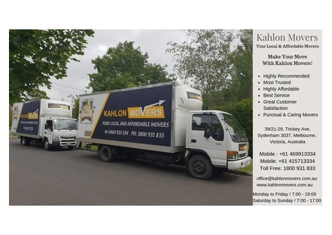 Kahlon Movers - Your Local And Affordable Movers