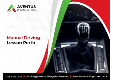Register now for the manual driving lessons perth.
