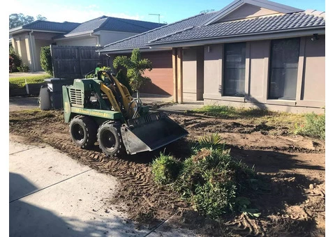 Front yard clearing and turfing - 6/8