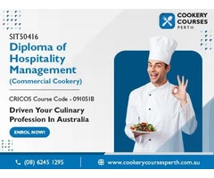Join our Diploma Of Hospitality course for the best career in cookery.