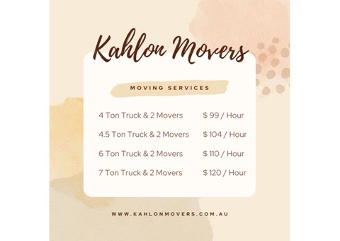 Moving Services - Movers Melbourne