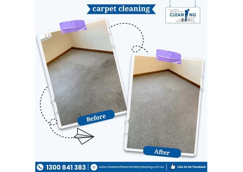 Professional Carpet Cleaning Services in Melbourne at Masters