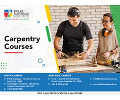 Enhance Your Skills With Our Carpentry Classes in Perth