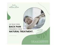 Get Relief From Back Pain Permanently From Natural Treatment